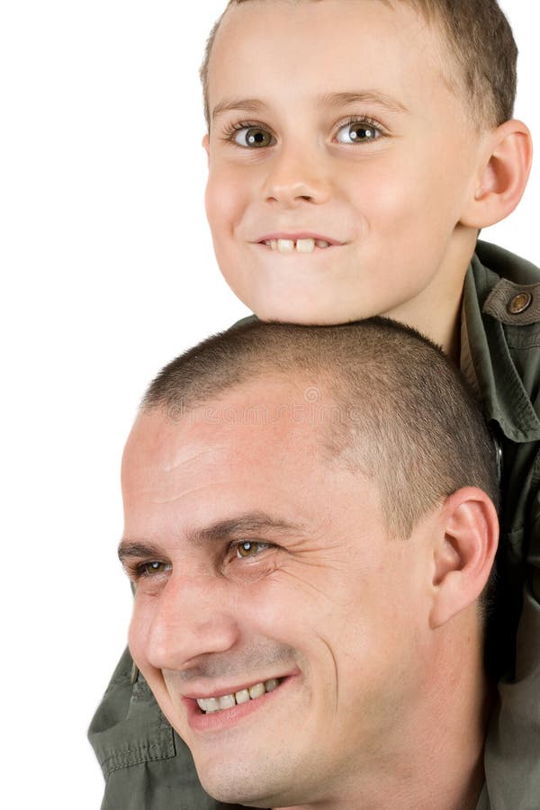 Father and son having fun stock photo. Image of cheerful - 7669152