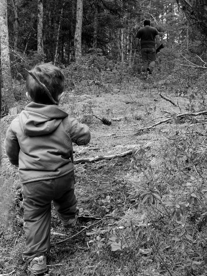 Father and Son Hunting