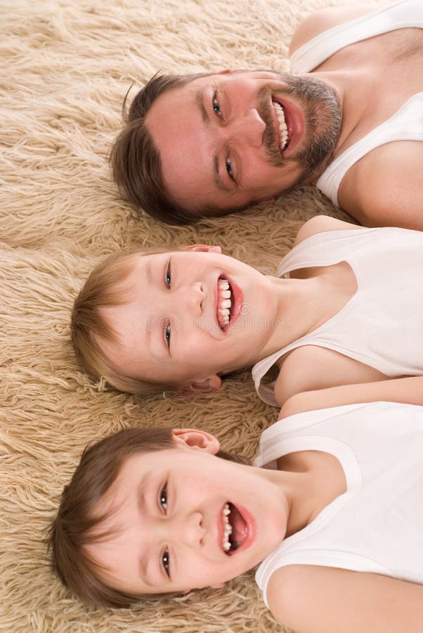 Father with two sons