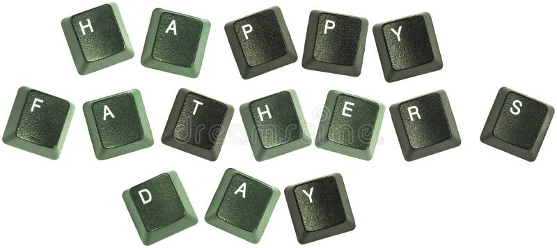 Fathers day keyboard words