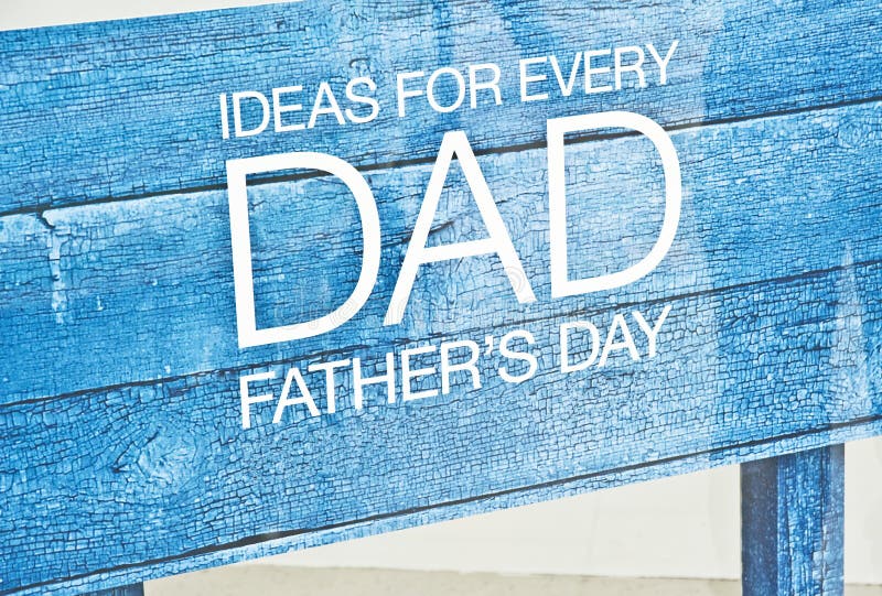 Fathers' day presents. An image of a sign pointing to retail ideas for gifts for fathers' day Fathers' day presents. An image of a sign pointing to retail ideas for gifts for fathers' day