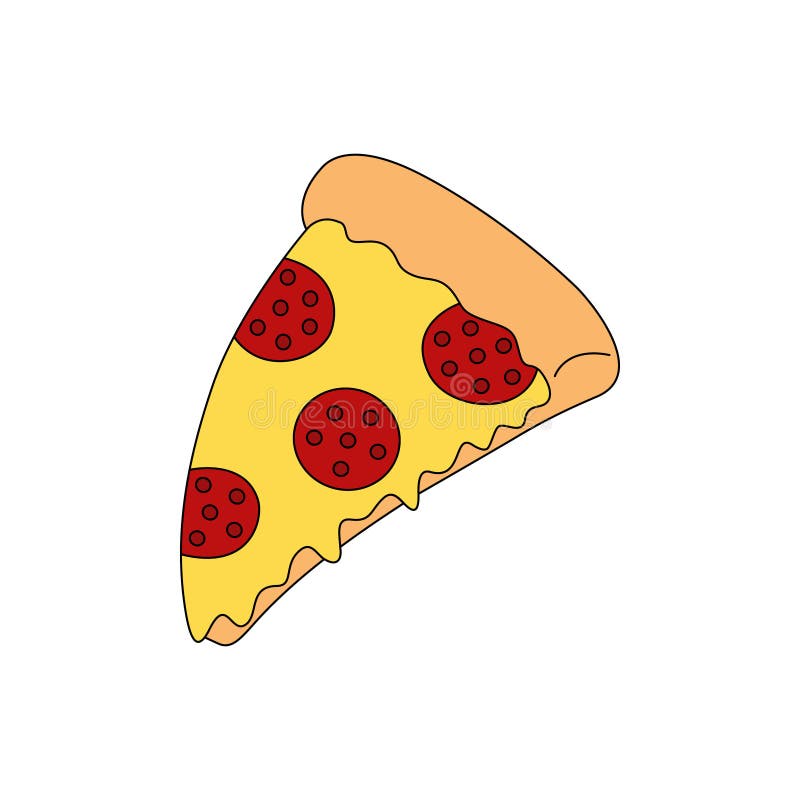 COMO Desenhar Fatia de PIZZA Fácil Fácil 