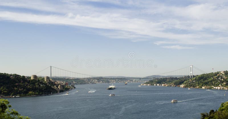 The Fatih Sultan Mehmet Bridge