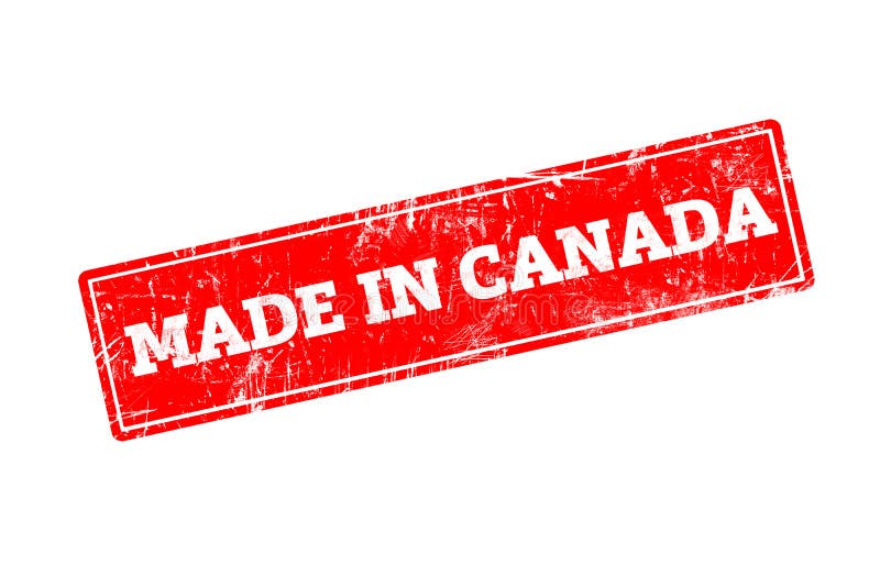 Fatto nel Canada illustrazione di stock Fatto nel Canada illustrazione di stock