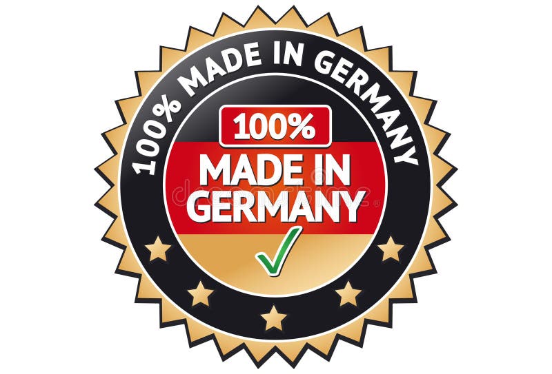 Fatto nel contrassegno della Germania royalty illustrazione gratis Fatto nel contrassegno della Germania royalty illustrazione gratis