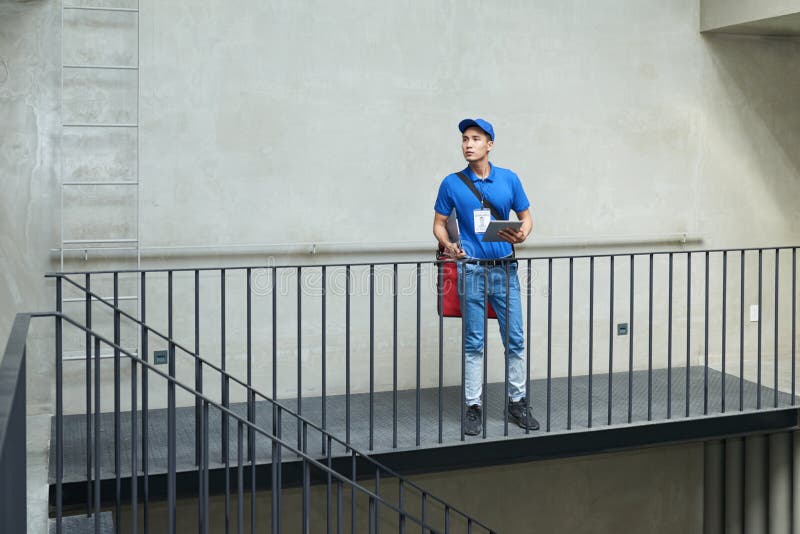 Fattorino smarrito fotografie stock libere da diritti