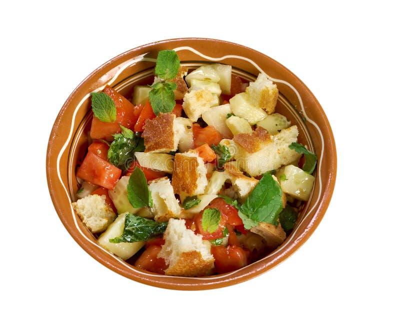 Fattoush - Lebanese Salad stock images