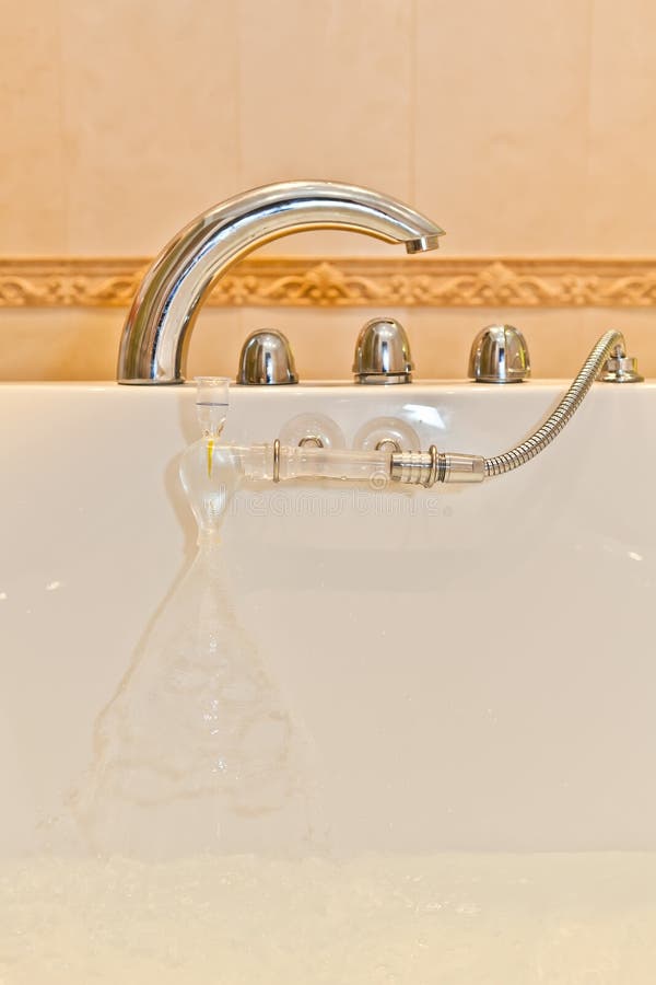 Faucet Handles in the Bathroom Shower Stock Photo Image of life