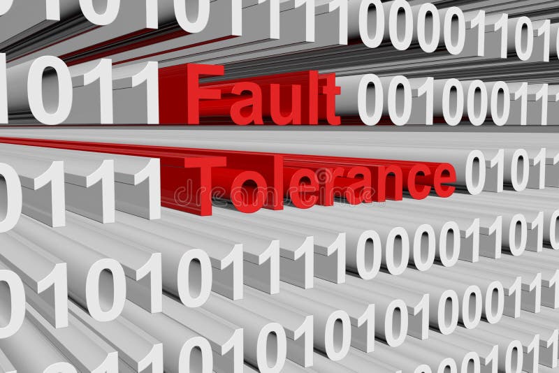 Fault tolerance royalty free illustration