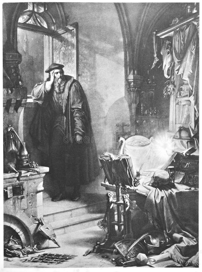 Faust Illustration redaktionelles bild. Illustration von geschichte