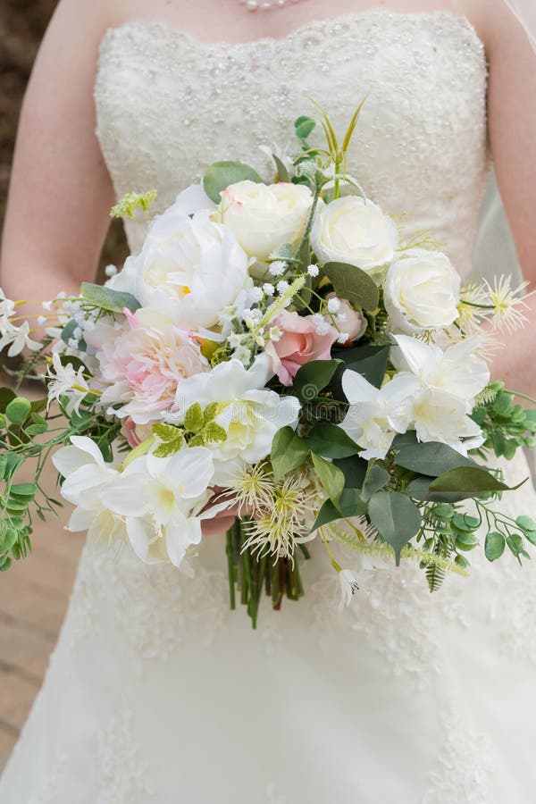 Faux Bouquet De Mariage De Fleur Photo Stock Image Du Beau