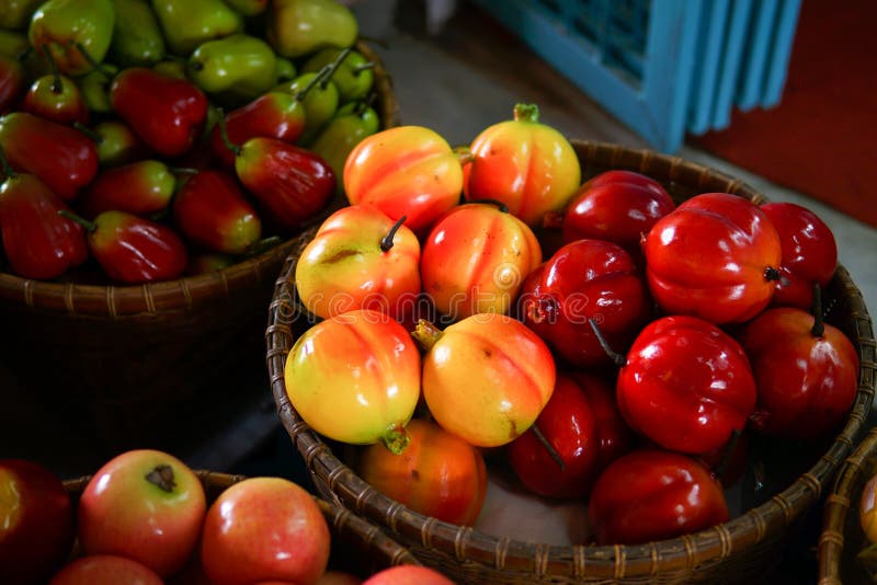 Faux fruit coloré photographie stock