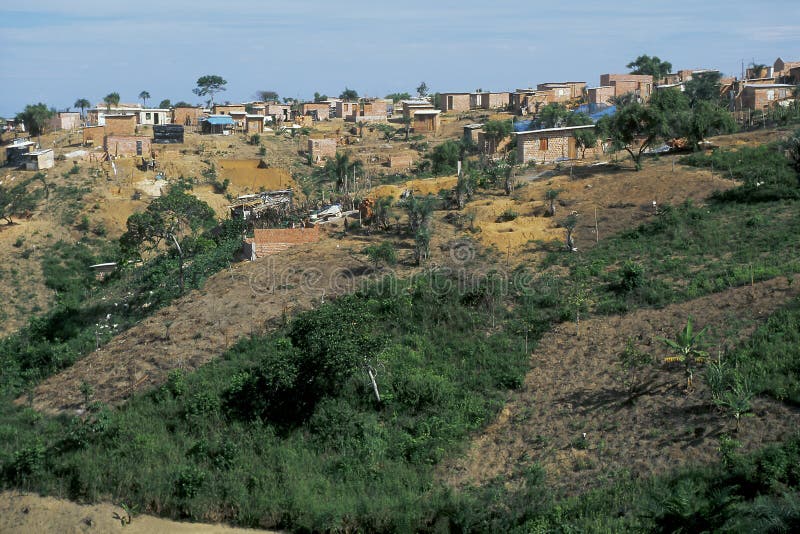 Favela Salvador Brazil royalty-vrije stock foto Favela Salvador Brazil royalty-vrije stock foto