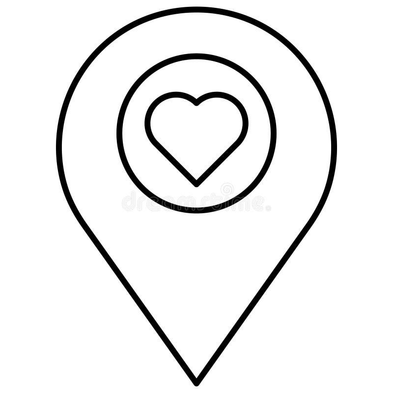 Favourite Location Isolated Vector icon which can easily modify or edit vector illustration