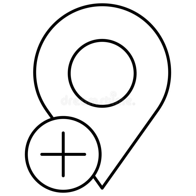 Favourite location Isolated Vector icon which can easily modify or edit royalty free illustration