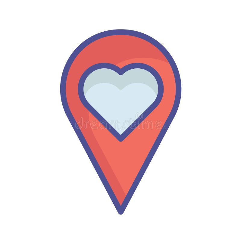 Favourite location Vector icon which can easily modify or edit stock illustration