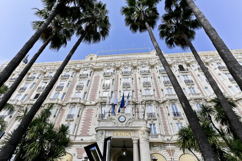 Built in 1911, the Carlton is a luxury hotel located on Boulevard de la Croisette in Cannes, France and is famous for hosting movie stars from around the world during the annual Film Festival. Built in 1911, the Carlton is a luxury hotel located on Boulevard de la Croisette in Cannes, France and is famous for hosting movie stars from around the world during the annual Film Festival