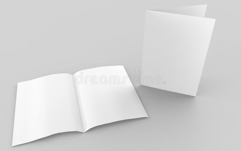 A3 A4 A5 fałd lub fałd broszurki pusty biały szablon dla egzaminu próbnego w górę i prezentacja projekta ilustracja 3 d ilustracja wektor A3 A4 A5 fałd lub fałd broszurki pusty biały szablon dla egzaminu próbnego w górę i prezentacja projekta ilustracja 3 d ilustracja wektor