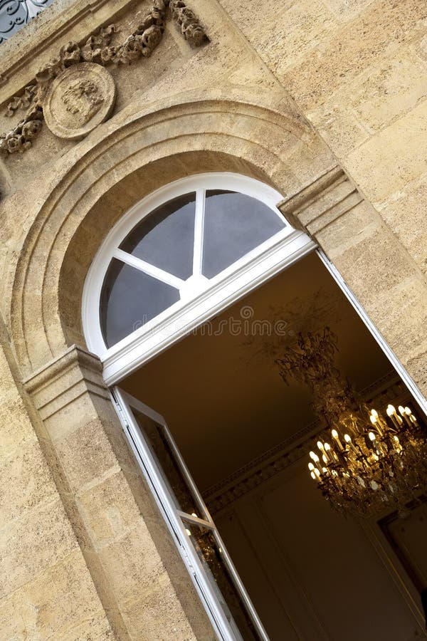 Façade d'un manoir français image libre de droits Façade d'un manoir français image libre de droits