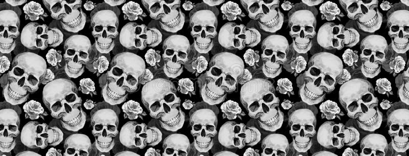 fb cover facebook watercolor style isolated set elements skull aquarelle image could be used profile background 78323542