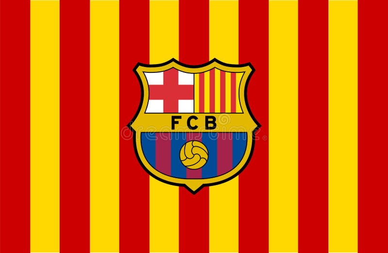 FC Barcelona logo editorial stock image. Illustration of soccer - 87518574