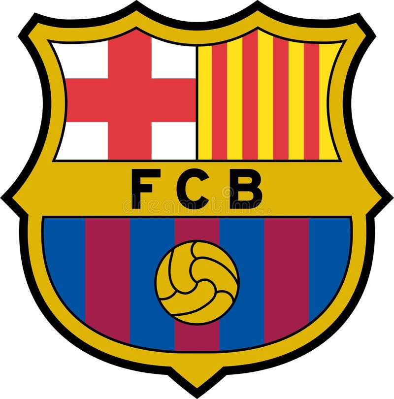 FC Barcelona logo icon editorial photo. Illustration of club - 140090511