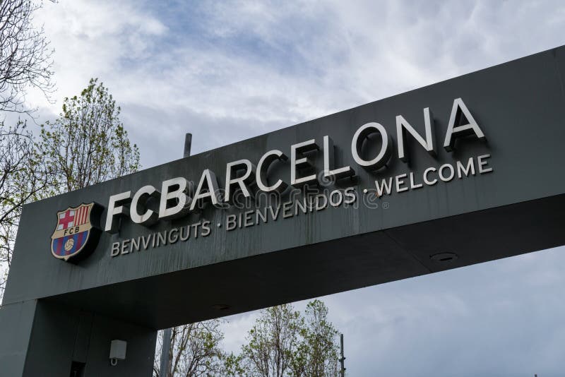FC Barcelona stadium wejście fotografia royalty free FC Barcelona stadium wejście fotografia royalty free