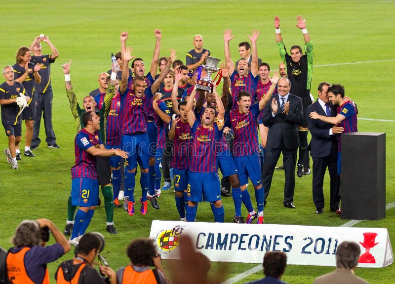 FC Barcelona Wins the Spanish League Championship Editorial Photo - Image  of championship, football: 19613306