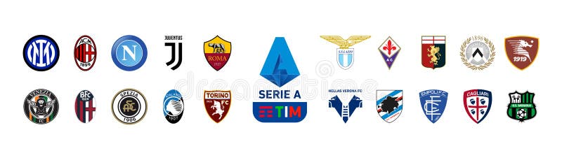 SASSUOLO, ITALY, YEAR 2017 - Serie a Football Championship, 2017 Flag ...