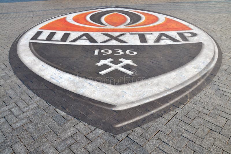 FC Shakhtar Donetsk del logotipo ucrania foto de archivo FC Shakhtar Donetsk del logotipo ucrania foto de archivo