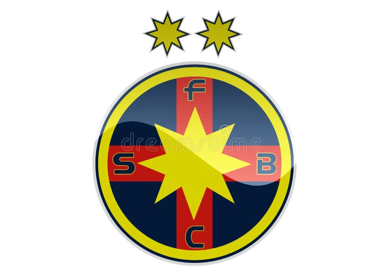 FC Steaua Bucuresti Logo editorial stock image. Illustration of