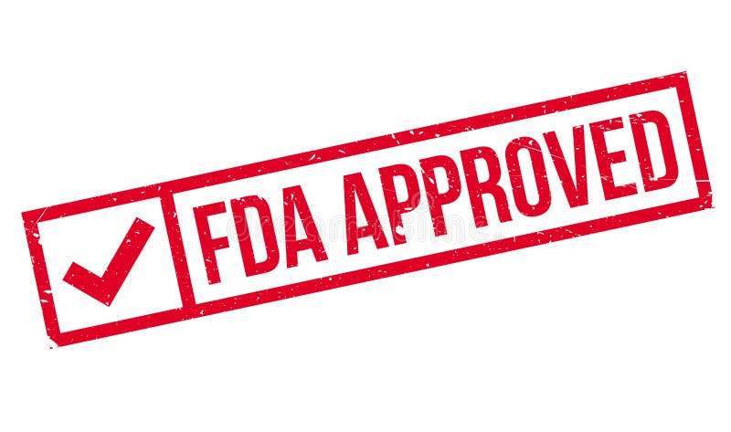 Fda approved stamp stock vector. Illustration of supported - 83094338