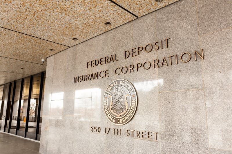 FDIC- Federals- Deposit Insurance Corporationgebäude, Washington D. C. stockfotos