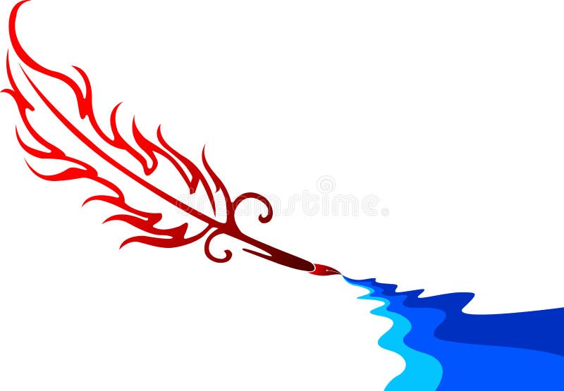 Feather royalty free illustration