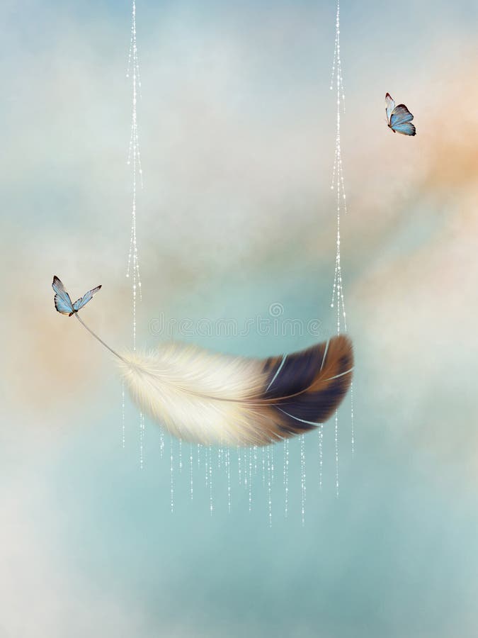 Feather stock illustration Feather stock illustration