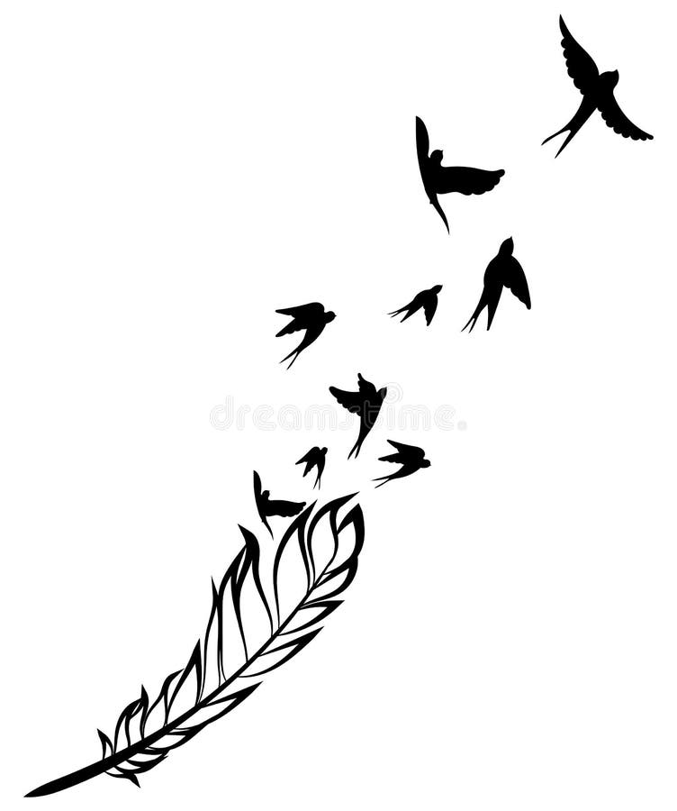 Bird Feathers Stock Vector Illustration and Royalty Free Bird Feathers  Clipart