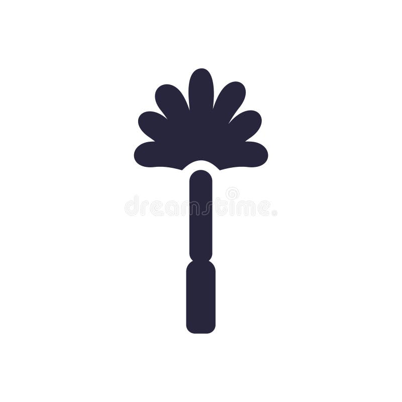 Feather Duster. Vector Illustration Decorative Design Stock Vector