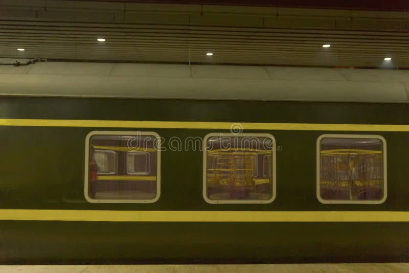 The Window of the Train Car Stock Image Image of station, light