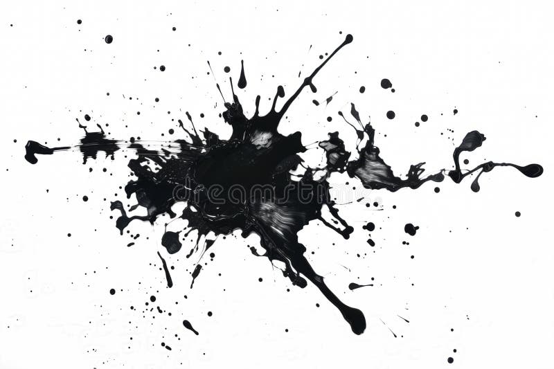 Featuring grunge-style inkblots, creating an abstract. royalty free stock photos