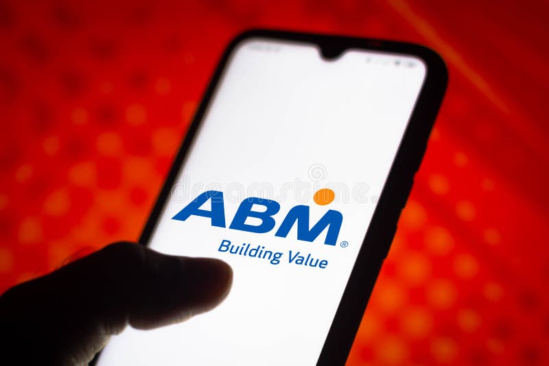February 16 2021, Brazil. In this photo illustration a ABM Industries logo seen displayed on a smartphone