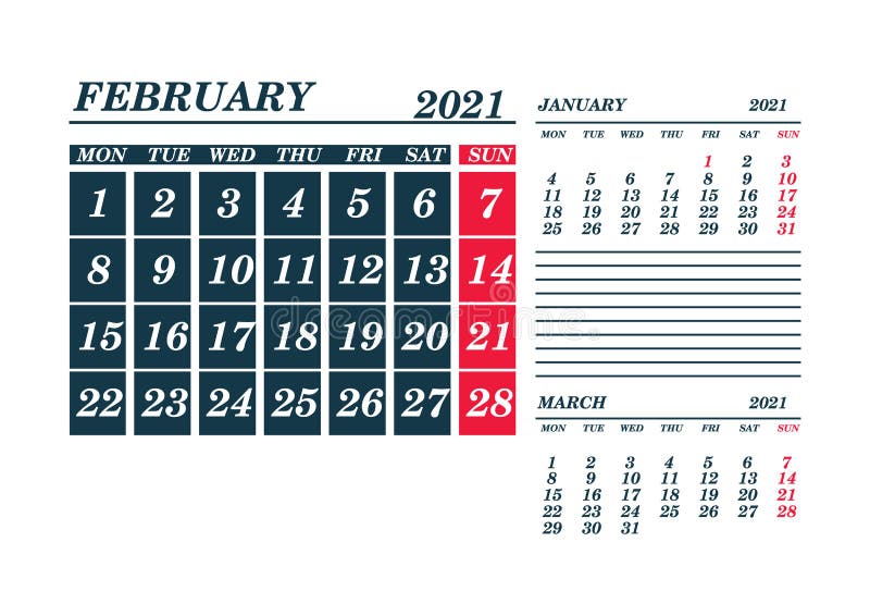 Featured image of post Template Kalender Februari 2021 - The year 2021 is a common year, with 365 days in total.