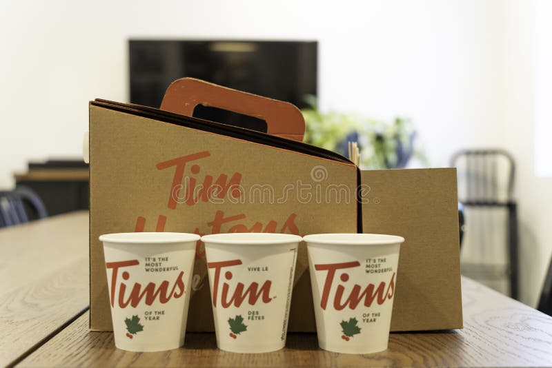 Tim Hortons Donut Box Stock Photos Free Stock Photos from Dreamstime