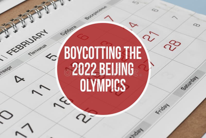 Olympic Calendar 2022 February Days Crossed With Red Marker Stock Photo - Image Of Diplomatic,  Canada: 237399802