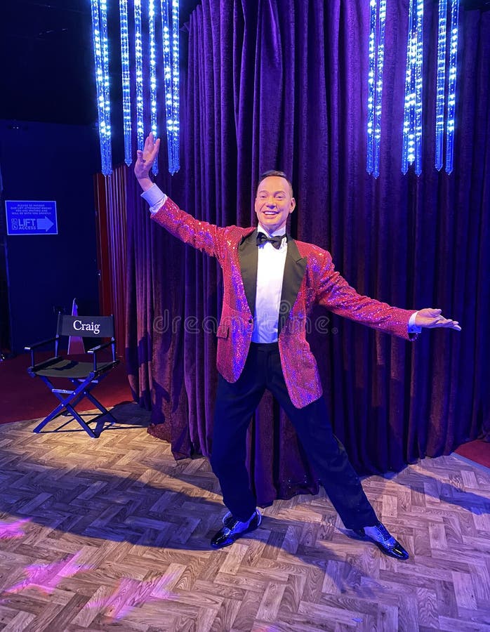 Wax figure of Craig Revel Horwood.