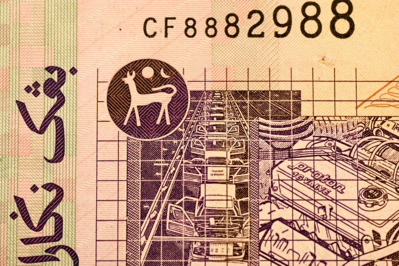 Feche a nota de moeda do Malásia Ringgit MYR fotos de stock royalty free