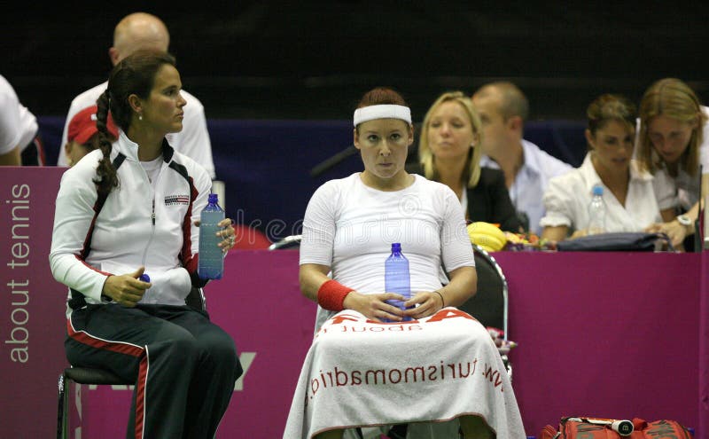 Fed Cup Czech Republic Vs. USA Editorial Photo - Image of team, players