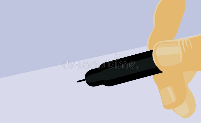 Stift vektor abbildung