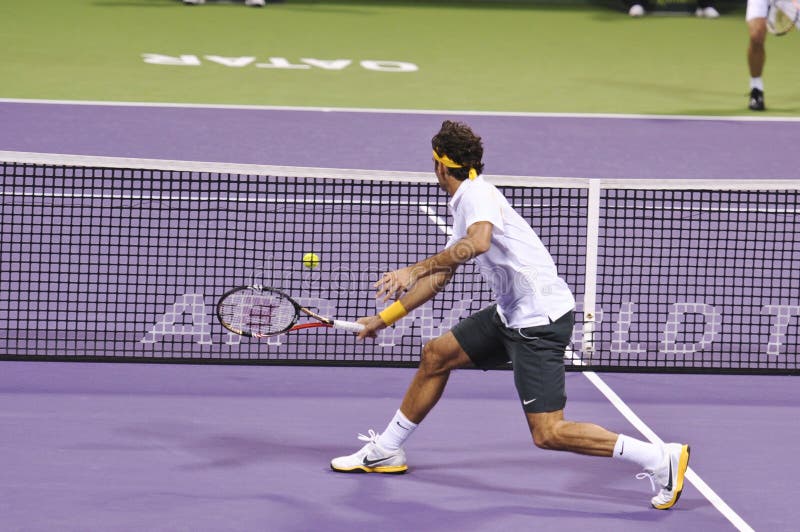 Federer roger действия стоковая фотография