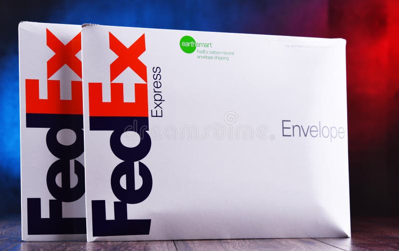 Envelopes of FedEx, an American Multinational Courier Delivery Services ...