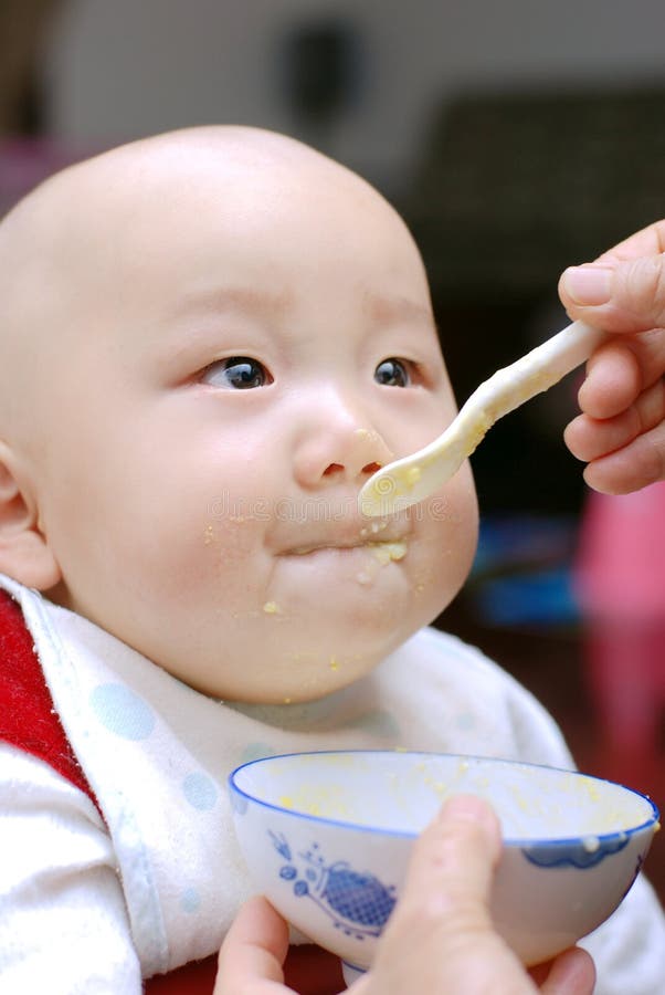 Feeding baby